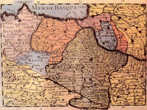 Euskal Herriko mapa politikoa: XVIII mendea